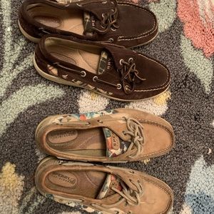 bundle! 2 pairs of sperry slip ons